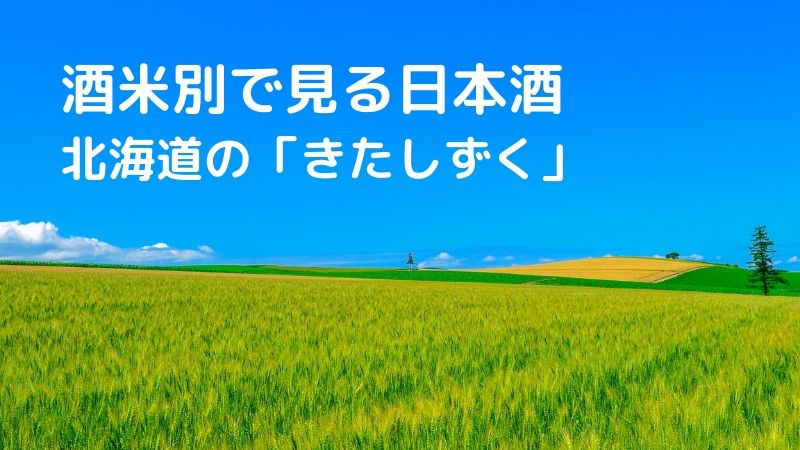 酒米の違いから見る日本酒！「きたしずく」は彗星・吟風のいいとこ取りの画像